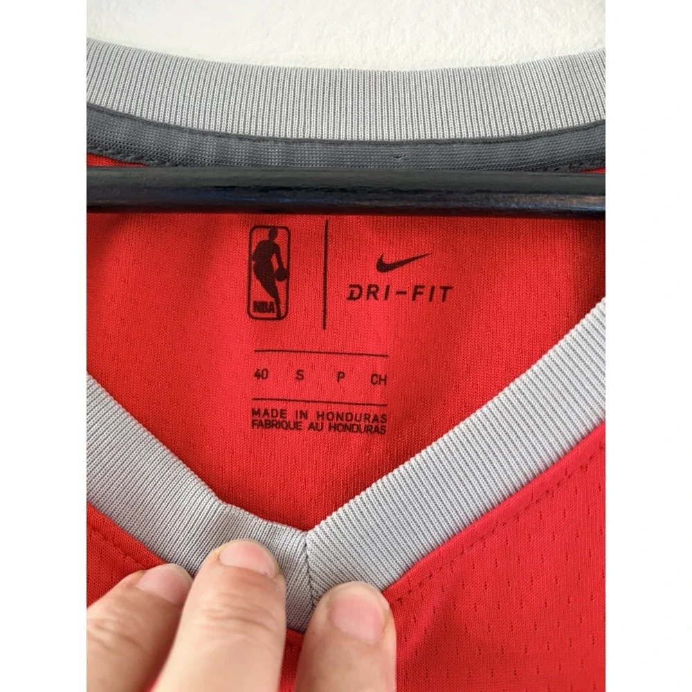 Nike Houston Rockets James Harden #13 Swingman Jersey Red Size 40 Small NBA